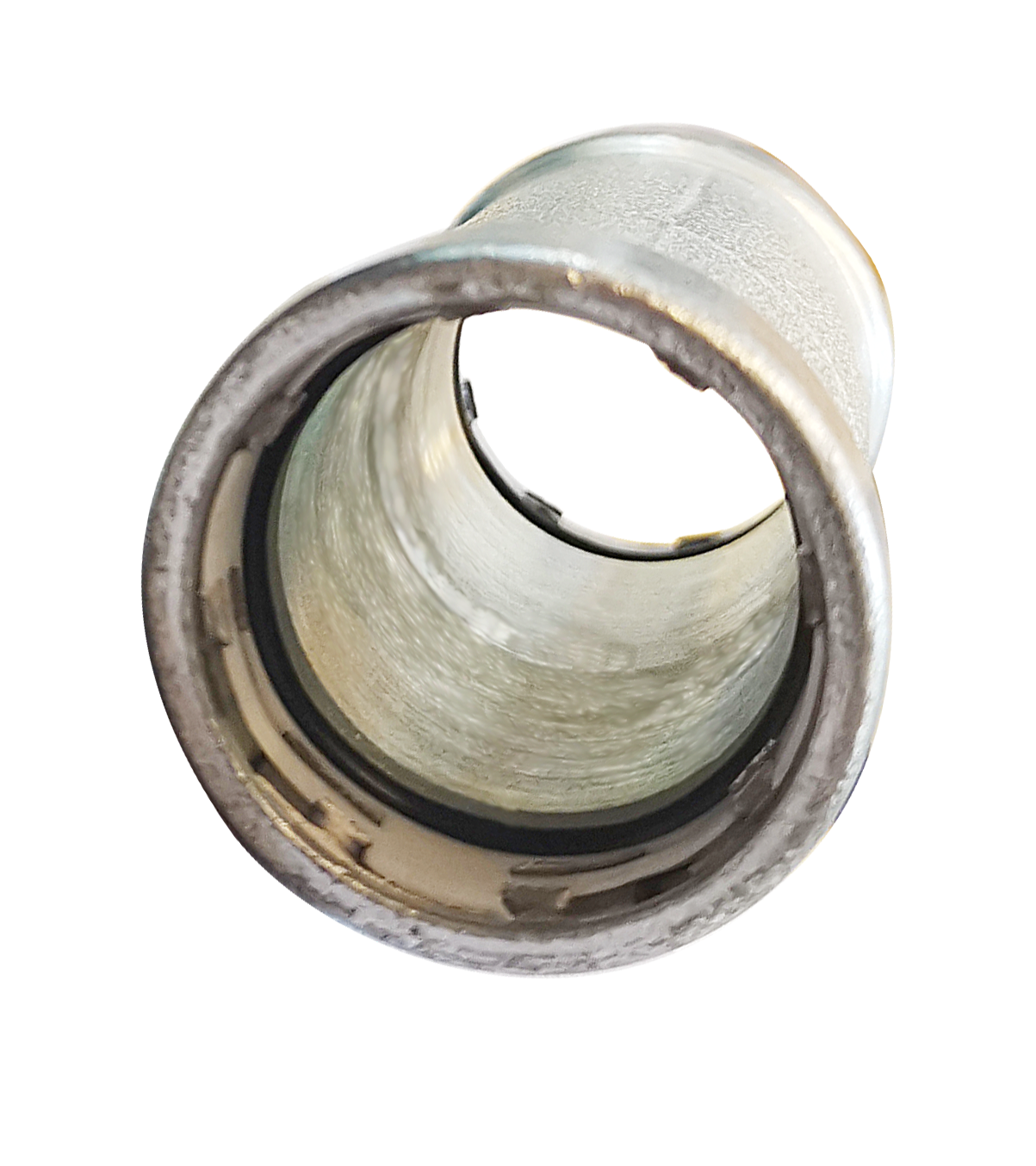 LC-Press Carbon steel Press fittings for thick-wall steel pipe, Coupling w/o stop, 1-1/2x1-1/2 inch PxP, "FREE SHIPPING"