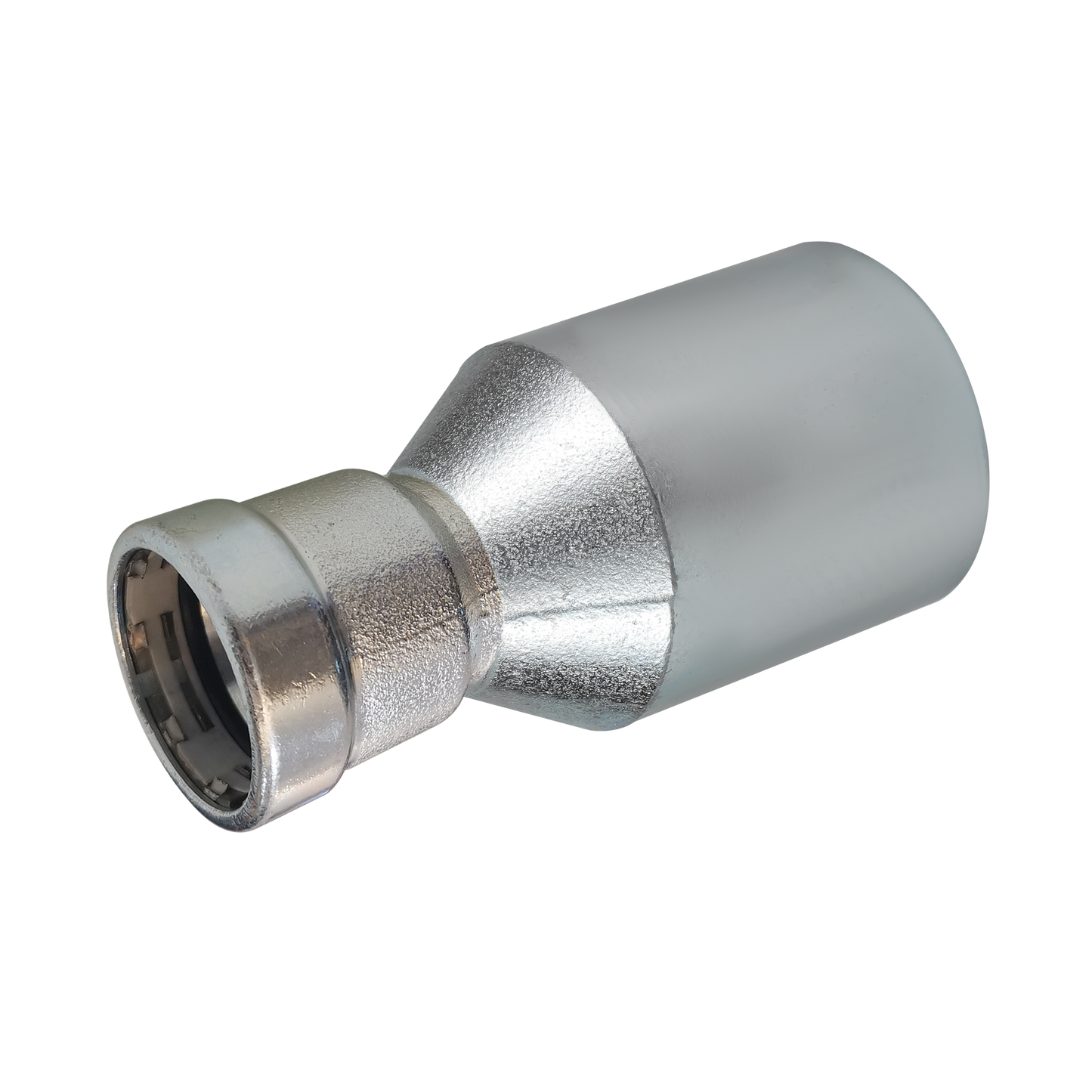 LC-Press Carbon steel Press fittings for thick-wall steel pipe, Reducer with Plain End, 2x1 inch FTGxP, "FREE SHIPPING"