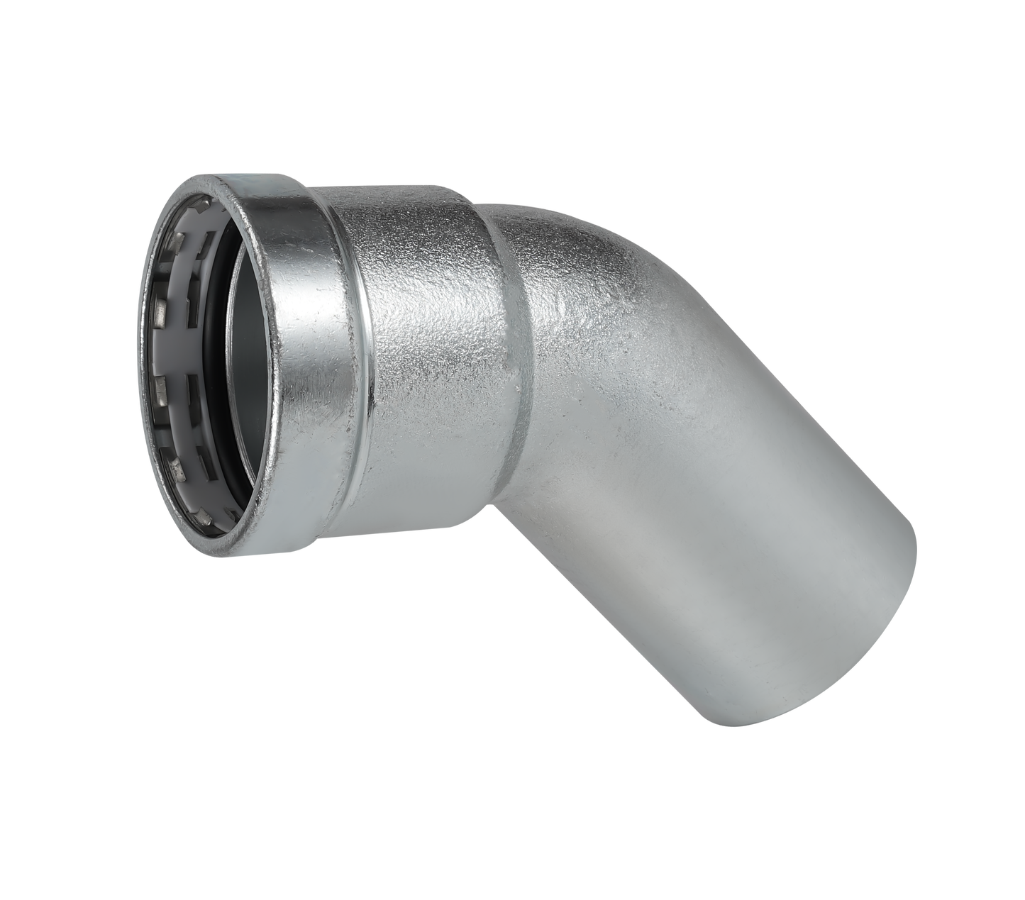 LC-Press Carbon steel Press fittings for thick-wall steel pipe, 45° Elbow with Plain End, 2x2 inch PxFTG, "FREE SHIPPING"