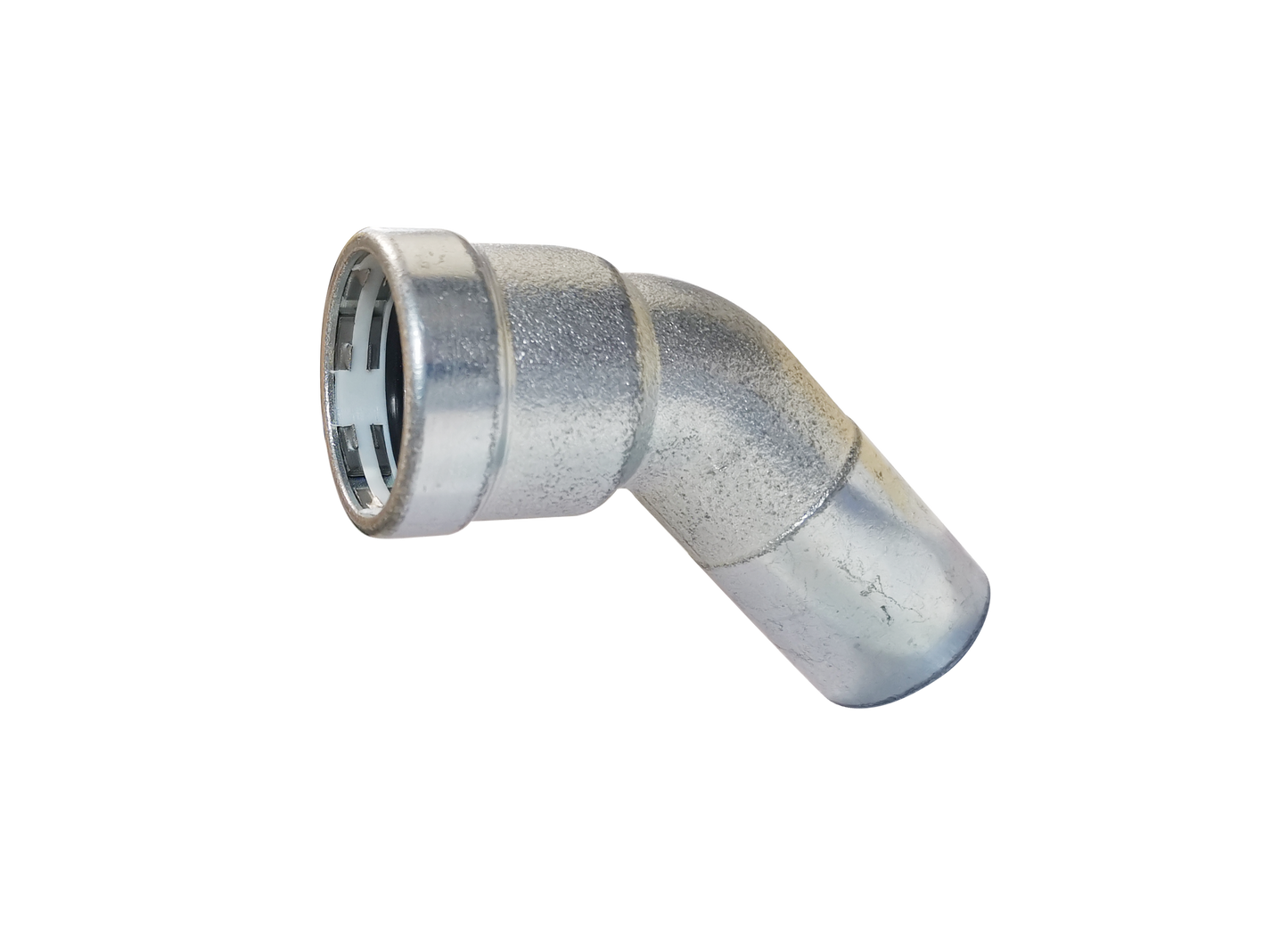 LC-Press Carbon steel Press fittings for thick-wall steel pipe, 45° Elbow with Plain End, 1x1 inch PxFTG, "FREE SHIPPING"