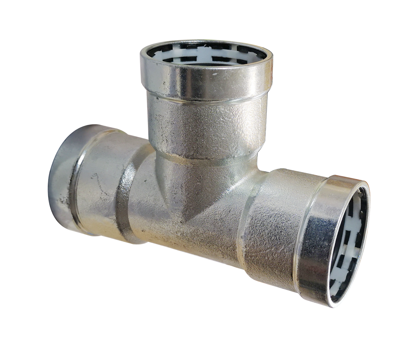 LC-Press Carbon steel Press fittings for thick-wall steel pipe, Tee, 1-1/2x1-1/2x1-1/2 inch PxPxP, "FREE SHIPPING"