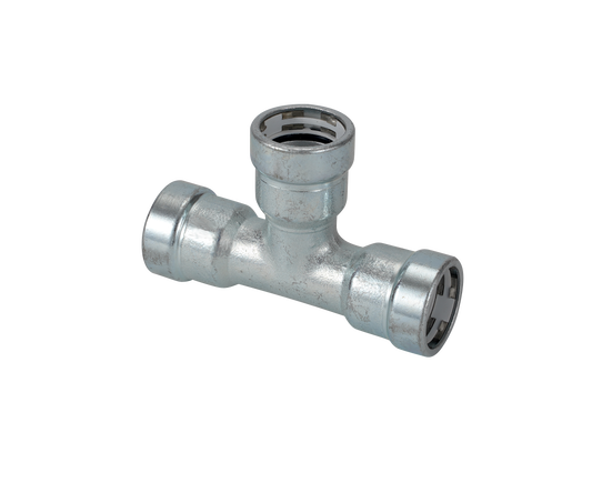 LC-Press Carbon steel Press fittings for thick-wall steel pipe, Tee, 1x1x1 inch PxPxP