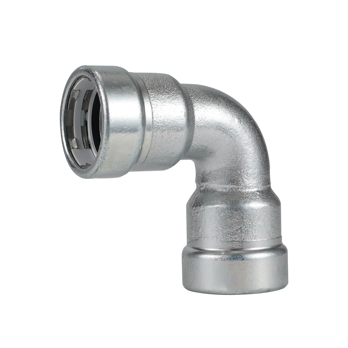 LC-Press Carbon steel Press fittings for thick-wall steel pipe, 90° Elbow, 1x1 inch PxP