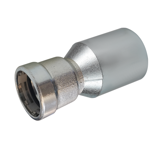 LC-Press Carbon steel Press fittings for thick-wall steel pipe, Reducer with Plain End, 2x1-1/2 inch FTGxP